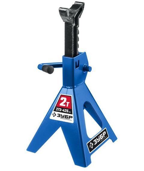 Домкраты: Усиленная страховочная подставка Зубр Профессионал 2т 273-425 мм [43065-2] фотографии