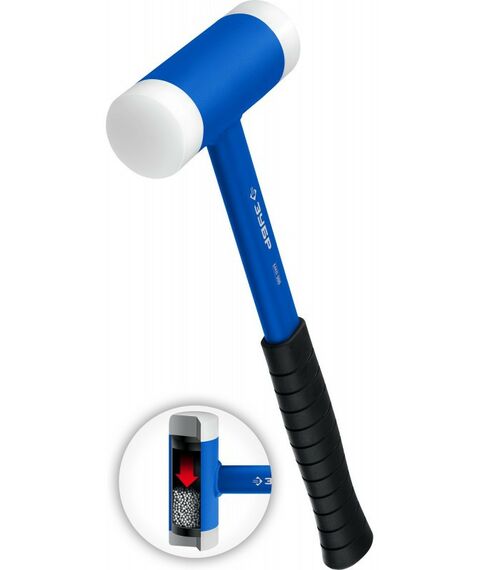 Киянки: Безынерционный молоток с полиамидными бойками Зубр Профессионал БМП-50 мм [2043-50] фотографии