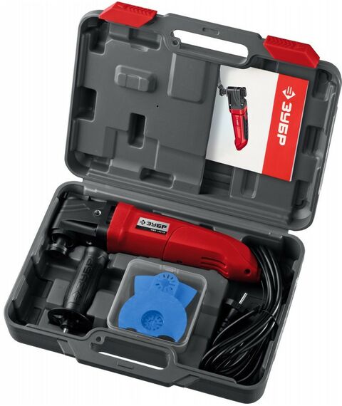 Мультитулы (реноваторы): реноватор Зубр МФИ-400 КН OIS, 400 Вт, кейс, набор насадок фотографии