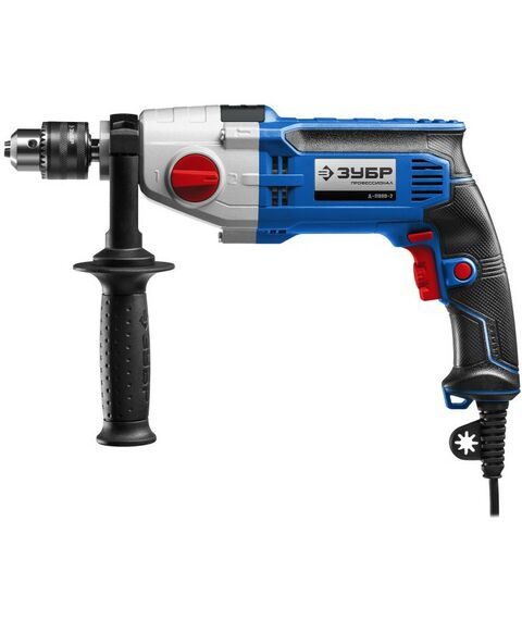 Дрели и шуруповерты: Безударная дрель Зубр Профессионал Д-П900-2 900 Вт, 13 мм, 2-скоростная, мет. корпус [Д-П900-2] фотографии
