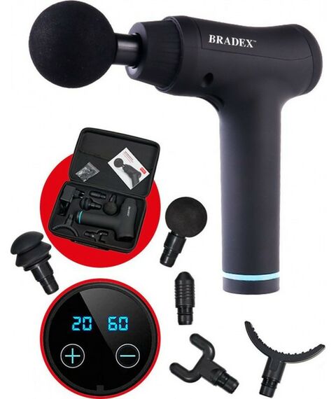 Массажеры: Массажер вибрационный для тела Bradex Массажный пистолет [KZ 0561] фотографии