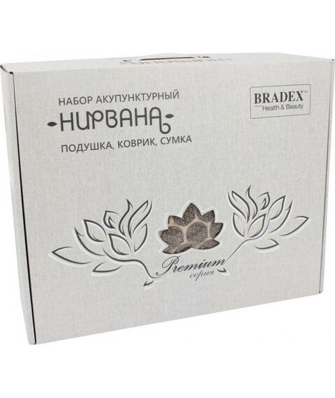 Массаж, спа, стоунтерапия: Набор акупунктурный Bradex Нирвана бежевый, премиум-серия [KZ 0581] фотографии