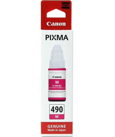 Для Canon (оригинал): Чернильница Canon GI-490M Magenta для PIXMA G1400/2400/3400 [0665C001] фотографии