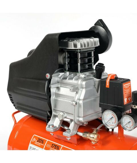 Компрессоры: Компрессор поршневой масляный Patriot EURO 24-240K 240 л/мин, 8 бар, 1500 Вт, 24 л [525306366] фотографии