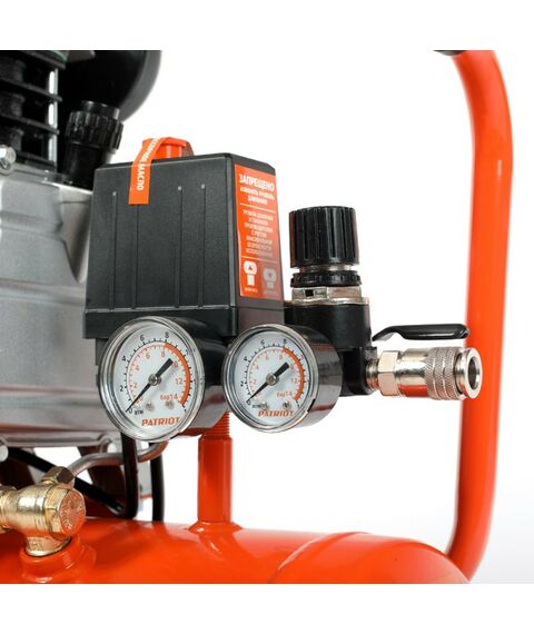 Компрессоры: Компрессор поршневой масляный Patriot EURO 24-240K 240 л/мин, 8 бар, 1500 Вт, 24 л [525306366] фотографии