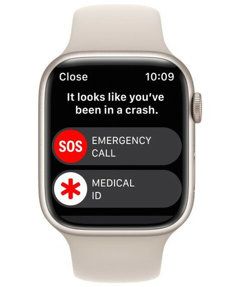 Умные часы: Смарт-часы Apple Watch 8 GPS Starlight Aluminum Case with with Starlight Sport Band 45mm L [MNUQ3LL/A] фотографии