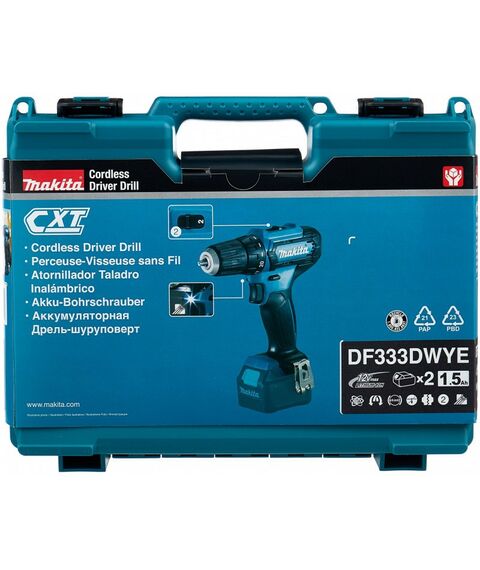 Дрели и шуруповерты: Аккумуляторная дрель Makita DF333DWYE фотографии