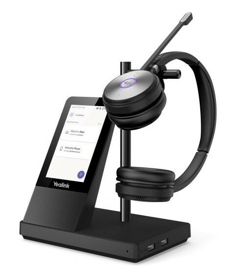 Радиотелефоны DECT: DECT-гарнитура Yealink WH66 Dual Teams фотографии