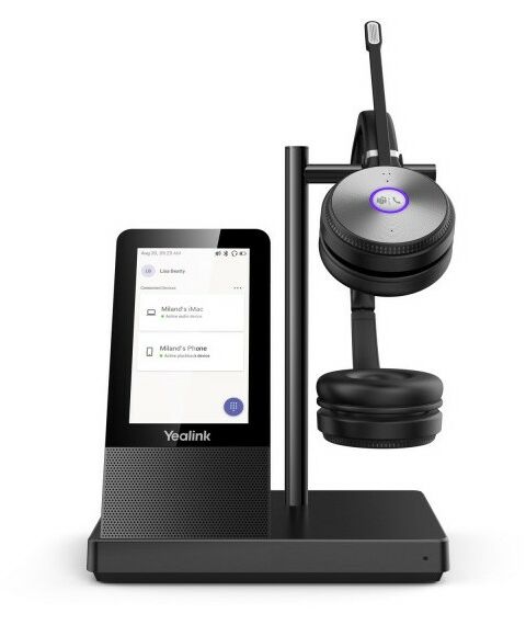 Радиотелефоны DECT: DECT-гарнитура Yealink WH66 Dual Teams фотографии