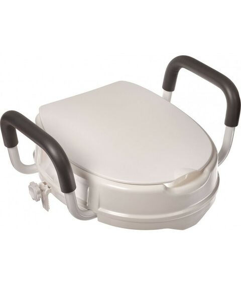 Кресло-туалеты: Сиденье-насадка для унитаза с поручнями и крышкой Bradex KZ 0934 фотографии