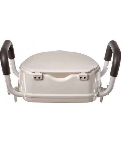 Кресло-туалеты: Сиденье-насадка для унитаза с поручнями и крышкой Bradex KZ 0934 фотографии