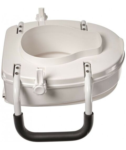 Кресло-туалеты: Сиденье-насадка для унитаза с поручнями и крышкой Bradex KZ 0934 фотографии