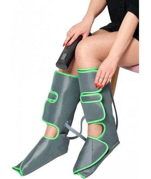 Массажеры: Компрессионный лимфодренажный массажер для ног Bradex KZ 1166 серый фотографии