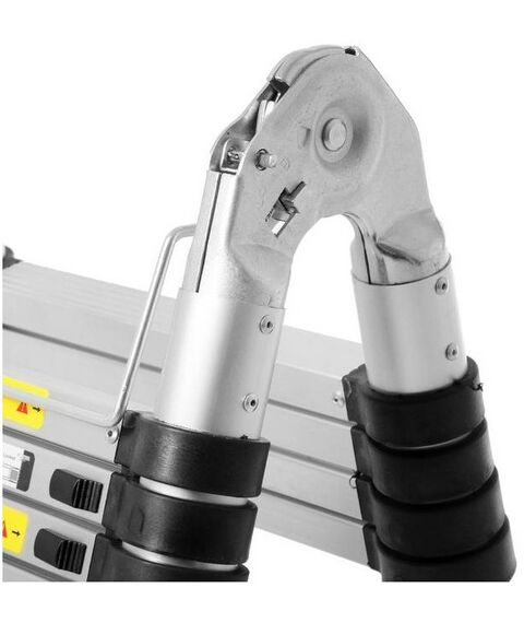 Стремянки и лестницы: Стремянка-лестница телескопическая TUNDRA 1.6 х 1.6 м раскладная, алюминиевая фотографии