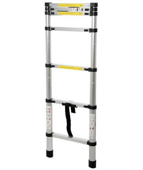 Стремянки и лестницы: Лестница телескопическая TUNDRA 2 м алюминиевая, 7 ступеней фотографии