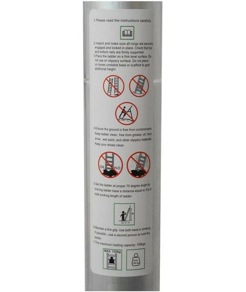 Стремянки и лестницы: Лестница телескопическая TUNDRA 2 м алюминиевая, 7 ступеней фотографии