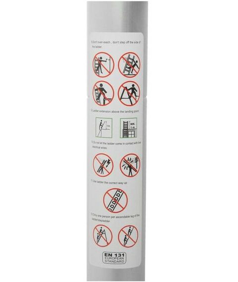 Стремянки и лестницы: Лестница телескопическая TUNDRA 2 м алюминиевая, 7 ступеней фотографии