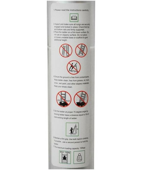 Стремянки и лестницы: Лестница телескопическая в сумке TUNDRA 3.2 м алюминиевая, 11 ступеней, автомат фотографии