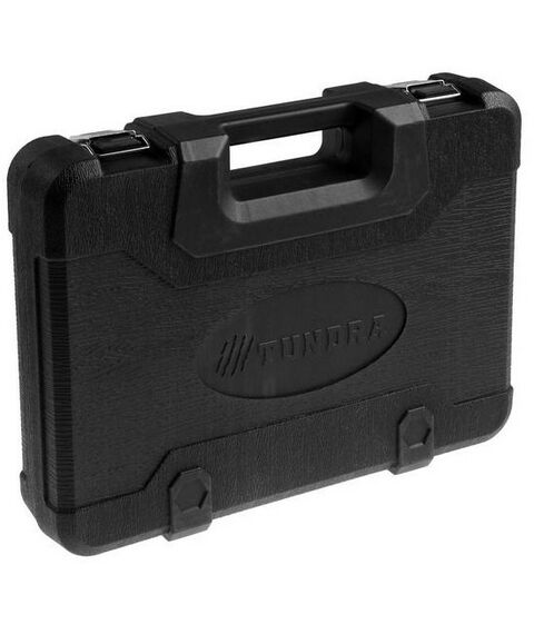 Наборы инструментов и ключи: Набор инструментов в кейсе автомобильный TUNDRA CrV, 1/2" и 1/4" 77 предметов фотографии
