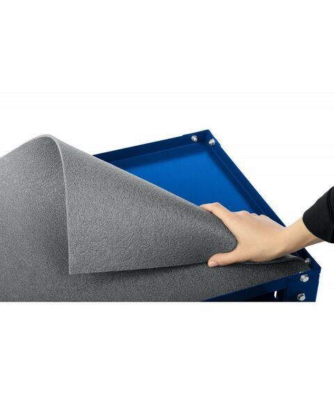 Инструментальные тележки: Инструментальная тележка с выдвижным ящиком Зубр Профессионал 1 ящик + 2 полки, 820х405х955 мм [38914] фотографии