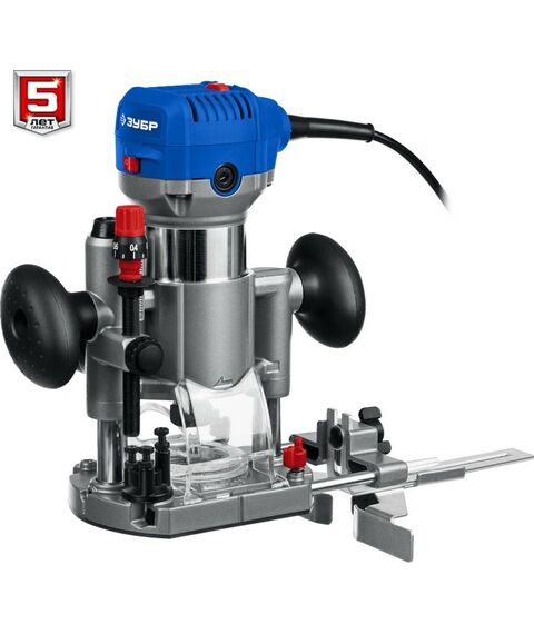 Фрезеры: Кромочный фрезер Зубр Профессионал ФПК-750Н 750 Вт, сумка, 3 основания фотографии