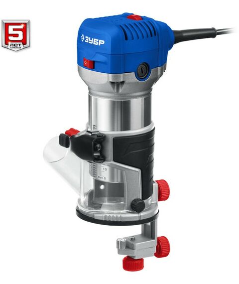 Фрезеры: Кромочный фрезер Зубр Профессионал ФПК-750Н 750 Вт, сумка, 3 основания фотографии