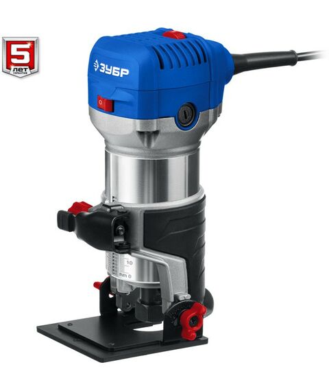 Фрезеры: Кромочный фрезер Зубр Профессионал ФПК-750Н 750 Вт, сумка, 3 основания фотографии