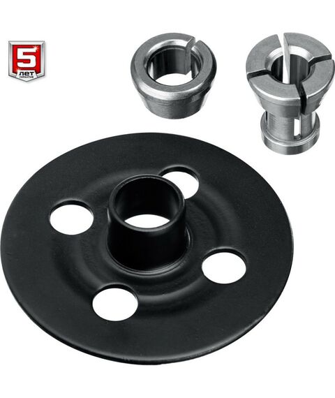 Фрезеры: Кромочный фрезер Зубр Профессионал ФПК-750Н 750 Вт, сумка, 3 основания фотографии