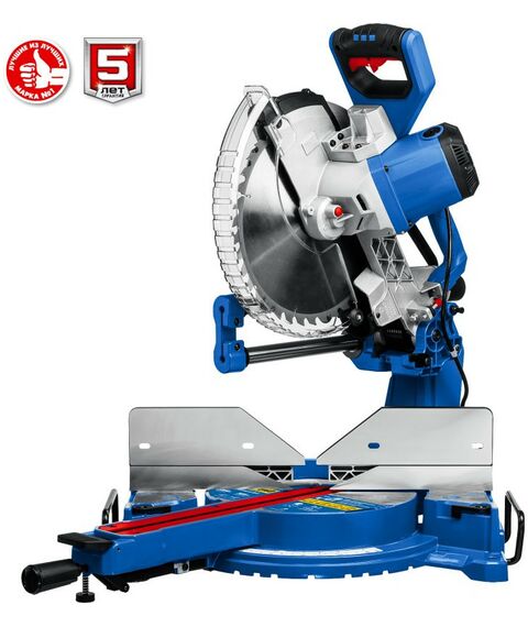 Торцовочные пилы: Пила торцовочная с протяжкой Зубр Профессионал ППТ-305-П d 305 х 30 мм, 2000 Вт фотографии