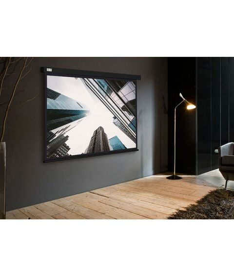 Экраны для проекторов: Экран Cactus CS-PSW-124X221-BK Wallscreen, 124.5x221см, 16:9, настенно-потолочный, рулонный, черный фотографии
