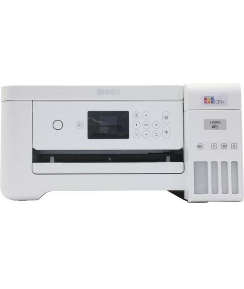 Многофункциональные устройства: МФУ Epson EcoTank L4260 A4, струйное, LCD, 33стр/мин, 5760x1440dpi,4 краски, USB2.0,  WiFi, двусторонняя печать [C11CJ63412] фотографии