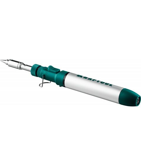Горелки: Газовый паяльник KRAFTOOL SolderGas 70A 30-70Вт 1300°С горелка, фен, набор 3-в-1 [55504-H3] фотографии