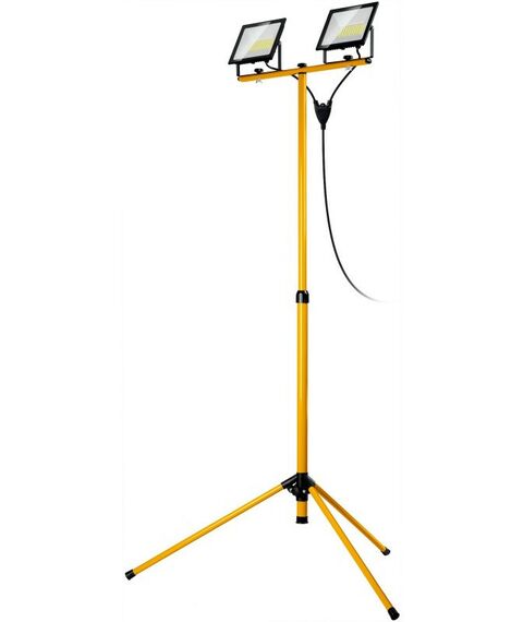 Осветительные приборы: Светодиодные прожекторы на штативе STAYER LED-MAX 2х50Вт, 6500К IP65, 1.6 м [56925-2-50] фотографии