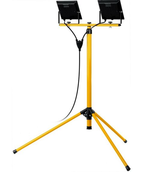 Осветительные приборы: Светодиодные прожекторы на штативе STAYER LED-MAX 2х50Вт, 6500К IP65, 1.6 м [56925-2-50] фотографии