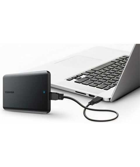 Внешние жесткие диски: Внешний жесткий диск Toshiba Canvio Basics 1Tb Black USB3.2 2.5" HDD EXT (RTL) [HDTB510EK3AA] фотографии