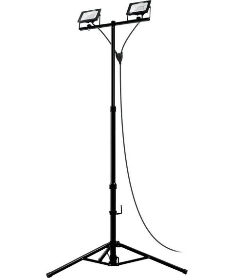 Осветительные приборы: Светодиодные прожекторы на штативе Зубр Профессионал ПСК 30х2 2х30Вт, 6500К IP65, 1.6м [57145-2-30] фотографии