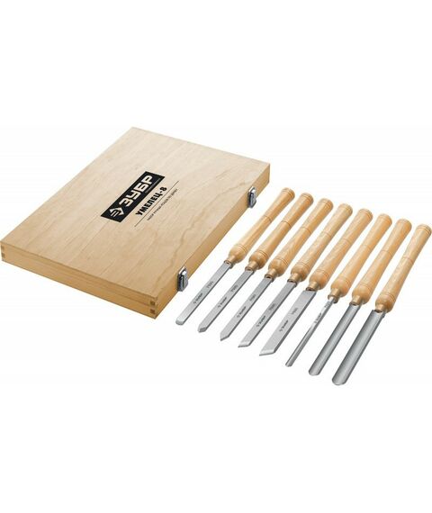 Столярно-слесарный инструмент: Набор ручных резцов по дереву Зубр УМЕЛЕЦ-8 8шт, Р6М5 [18374] фотографии