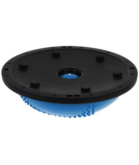 Фитнес оборудование: Полусфера BOSU гимнастическая массажная  55 х 25 см с насосом, цвет синий фотографии