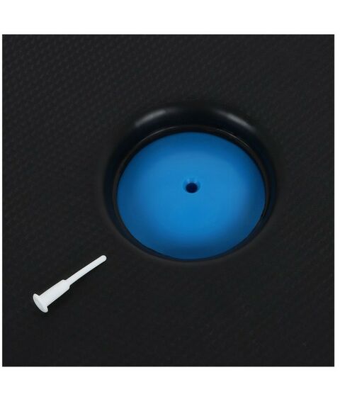 Фитнес оборудование: Полусфера BOSU гимнастическая массажная  55 х 25 см с насосом, цвет синий фотографии