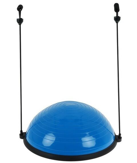 Фитнес оборудование: Полусфера BOSU гимнастическая  55 х 25 см с насосом, цвет синий фотографии
