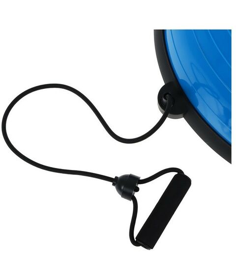 Фитнес оборудование: Полусфера BOSU гимнастическая  55 х 25 см с насосом, цвет синий фотографии