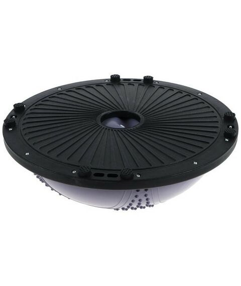 Фитнес оборудование: Полусфера BOSU гимнастическая массажная  58 х 25 см с насосом, цвет серый фотографии