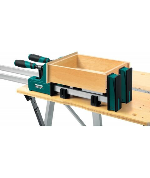 Тиски, струбцины, наковальни, верстаки: Набор корпусных струбцин и принадлежностей KRAFTOOL GRAND SET-12 12 предметов, 1000 мм, и 600 мм [32240-H12] фотографии