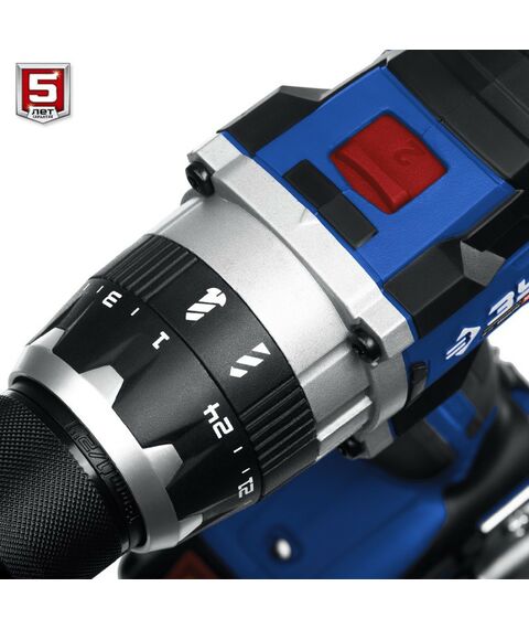 Дрели и шуруповерты: Бесщеточная дрель-шуруповерт Зубр Профессионал DB-211-42 Т7, 20 В, 100 Н·м, 2 АКБ (4 А·ч), кейс [DB-211-42] фотографии