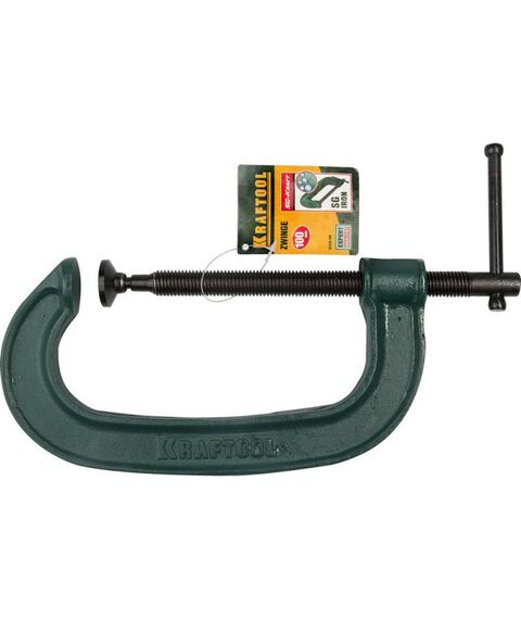 Тиски, струбцины, наковальни, верстаки: Струбцина G-образная KRAFTOOL EXTREM G-100 100х50 мм [32229-100] фотографии
