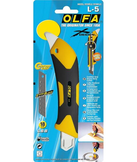 Ручной инструмент: Трещоточный нож OLFA OL-L-5 18 мм фотографии