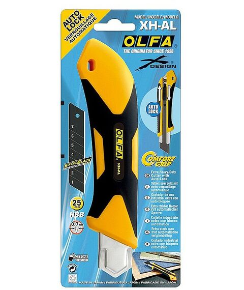 Ручной инструмент: Нож с сегментированным лезвием OLFA OL-XH-AL 25 мм фотографии