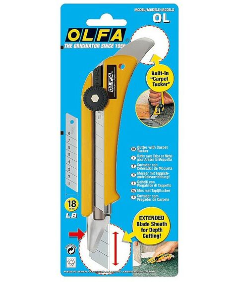 Ручной инструмент: Нож OLFA OL-OL с выдвижным лезвием 18 мм фотографии
