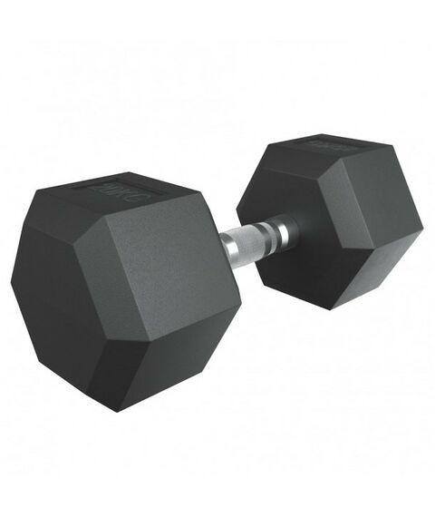 Гантели: Гантель гексагональная UNIXFIT 20 кг обрезиненная, пара фотографии