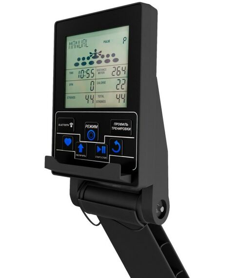 Гребные тренажеры: Гребной тренажер UNIXFIT Air Rower-X Black фотографии